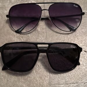 Quay Australia Purple and Black Sunglasses Duo